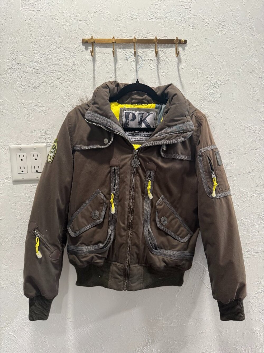 PK Sport Riding Army Green Winter Jacket